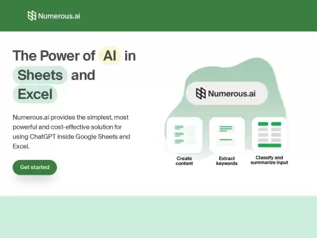 Numerous.ai-人工智能电子表格工具的自动