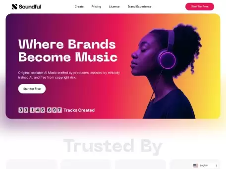 Soundful-Soundful 使创作者只需单击一个按钮即可生成免版税曲目