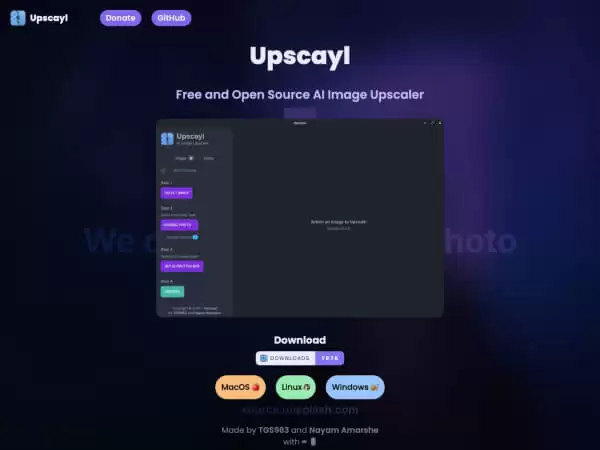 Upscayl-免费开源的AI图片无损放大工具