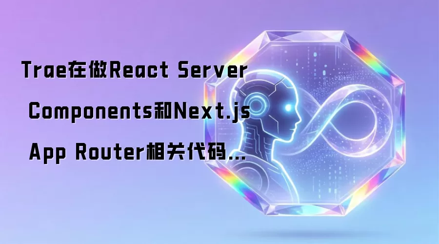 Trae在做React Server Components和Next.js App Router相关代码时的理解深度怎么样？