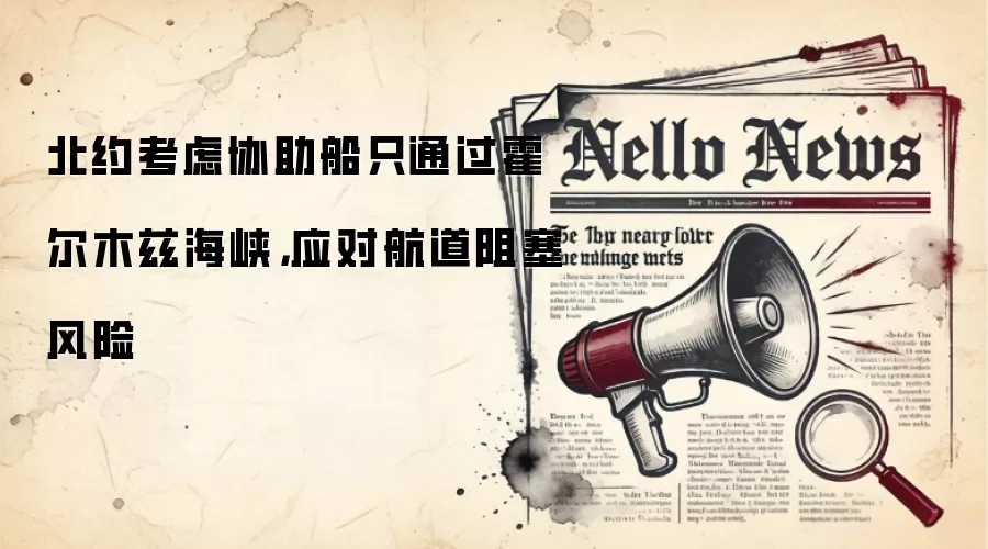 北约考虑协助船只通过霍尔木兹海峡,应对航道阻塞风险