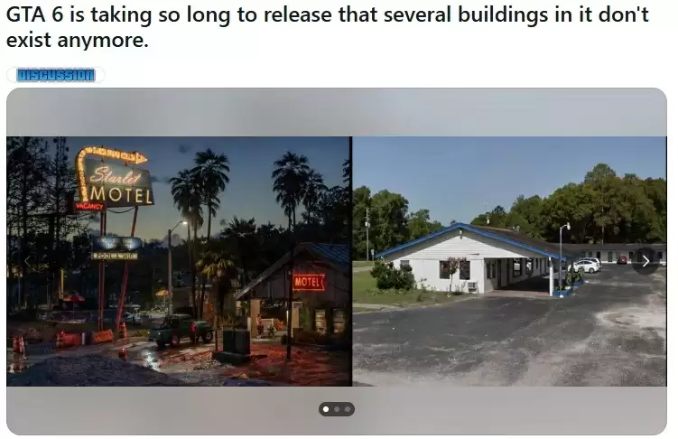 《GTA6》开发周期太长 多个取景地在现实已消失