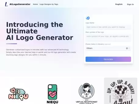 AI Logo Generator-一款人工智能LOGO神器