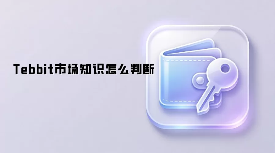 Tebbit市场知识怎么判断