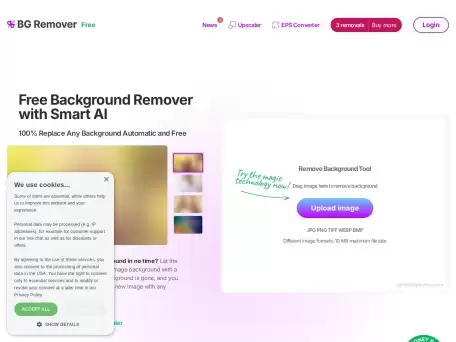 BG Remover-在线免费AI照片物体去除器工具