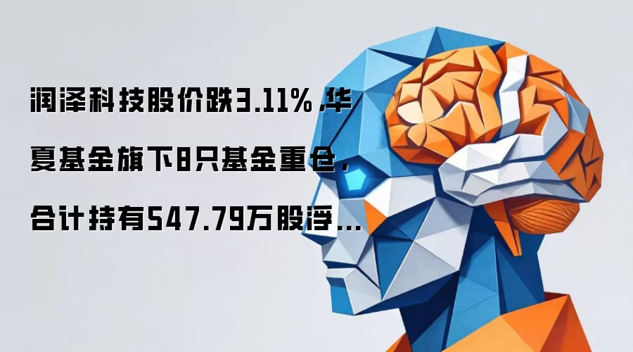润泽科技股价跌3.11%，华夏基金旗下8只基金重仓，合计持有547.79万股浮亏损失1632.42万元