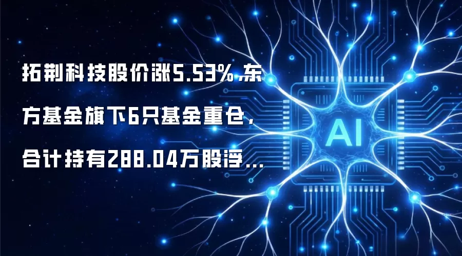 拓荆科技股价涨5.53%,东方基金旗下6只基金重仓,合计持有288.04万股浮盈赚取1.01亿元