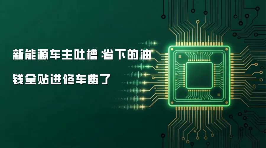 新能源车主吐槽:省下的油钱全贴进修车费了