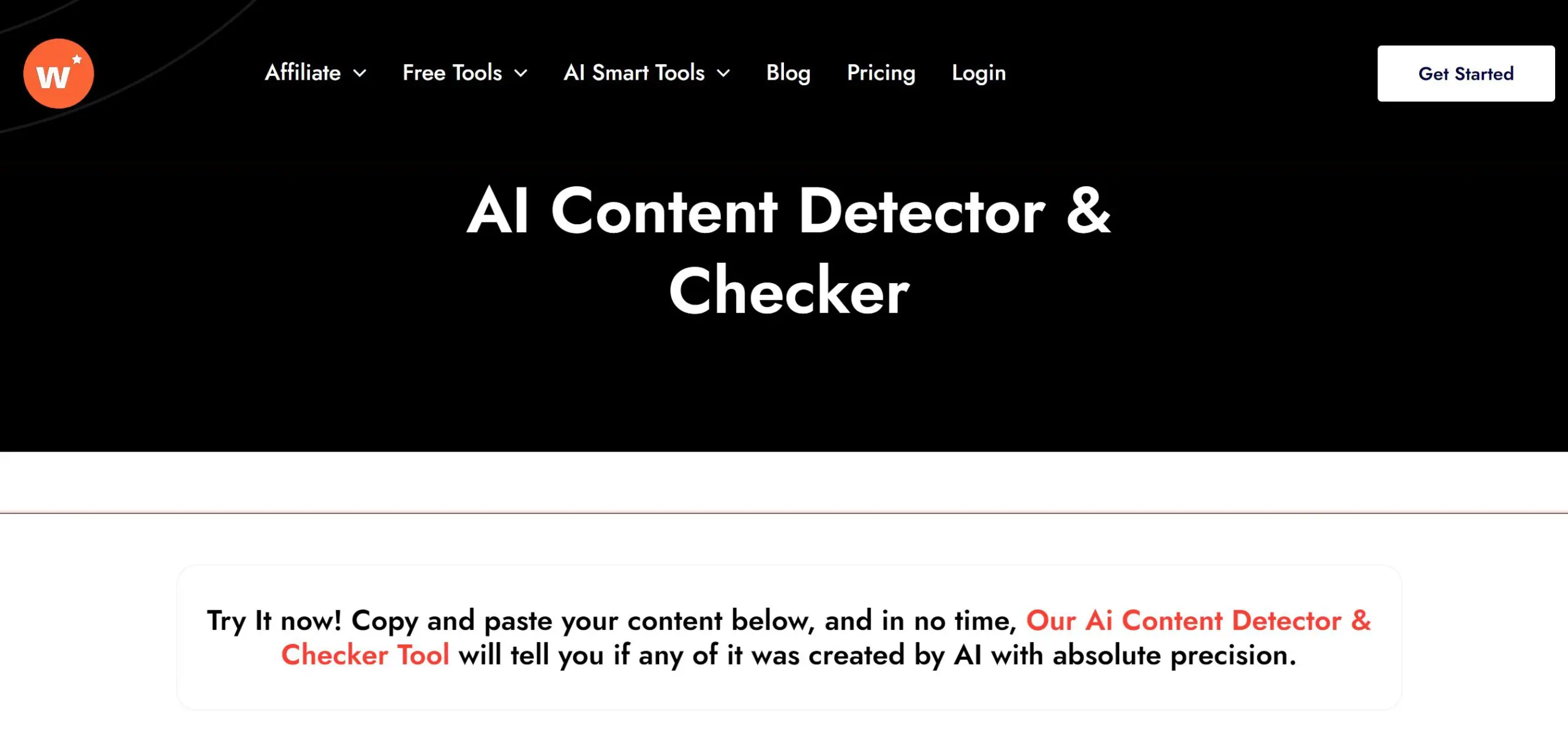 Writecream AI Content Detector