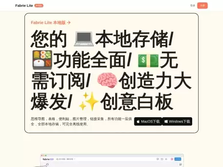 Fabrie文档-一个创新的在线协作平台