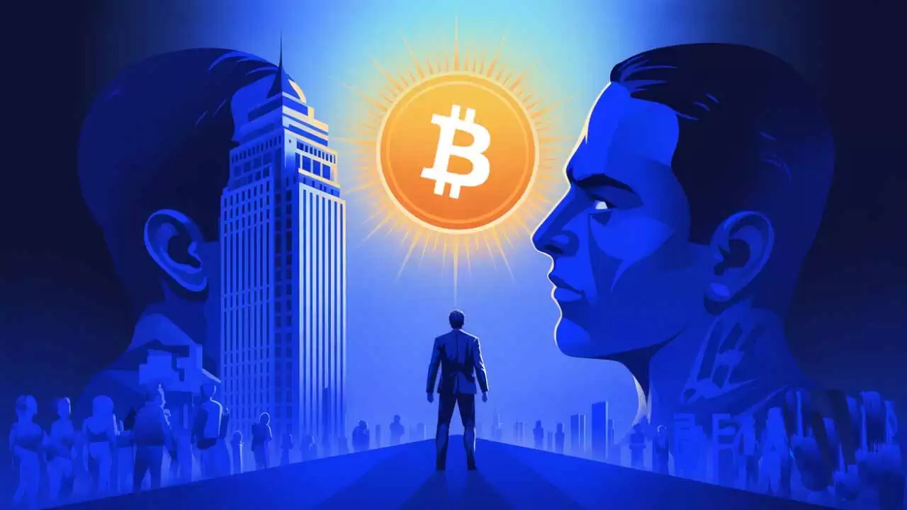 比特币市场多空博弈示意图