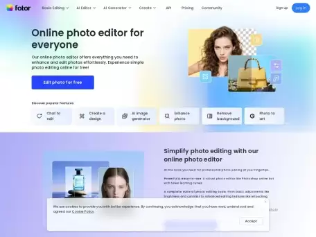 Fotor-Fotor是一款功能强大且用户友好的全球型在线图片处理工具