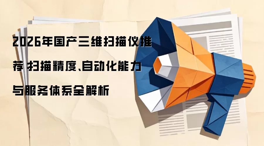 2026年国产三维扫描仪推荐:扫描精度、自动化能力与服务体系全解析