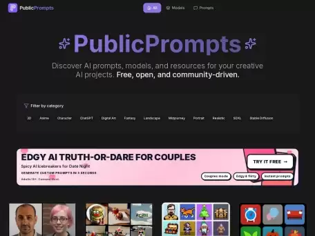 Public Prompts-大量且不断增长的免费图像提示