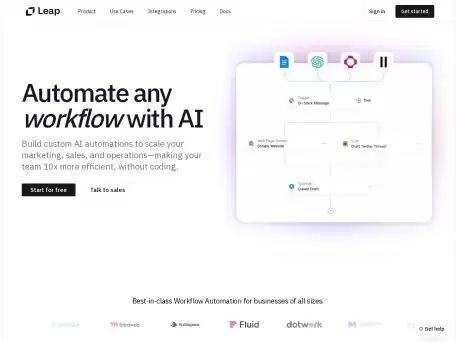 TryLeap-在几分钟内为你的应用添加AI