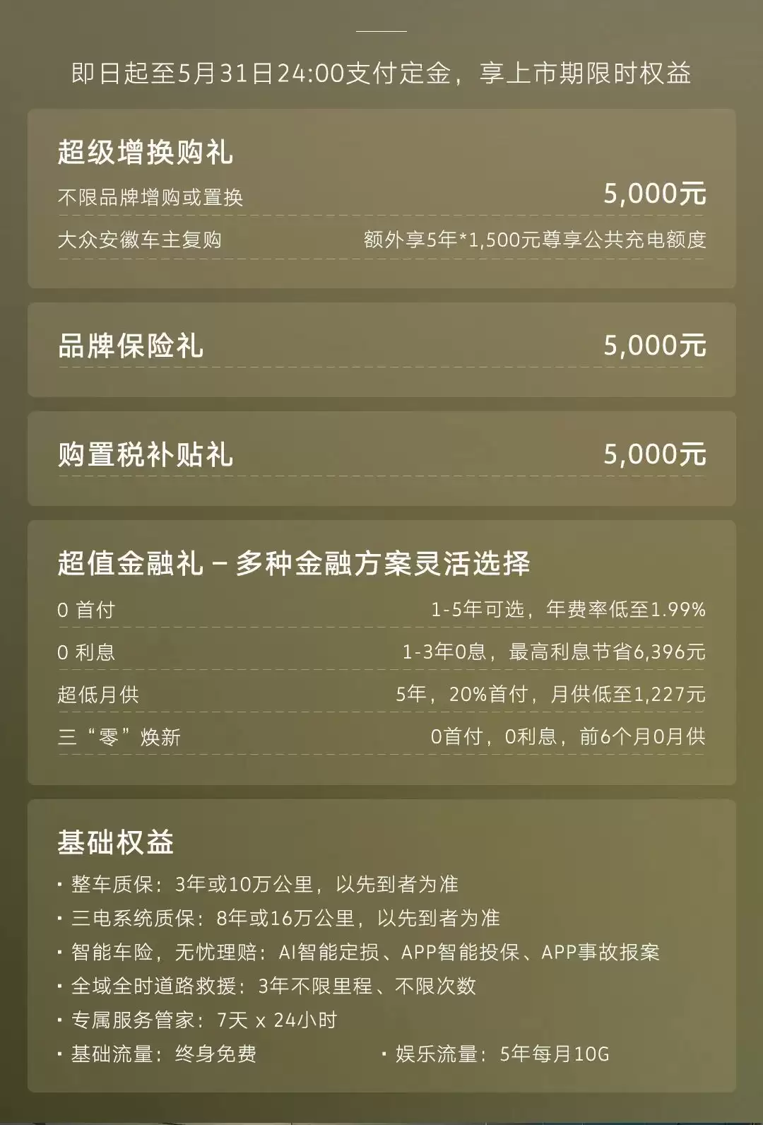 大众安徽新款与众06上市:限时权益价13.49-14.49万元,528km续航