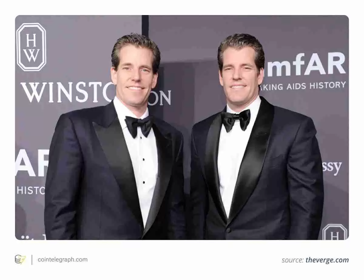 喜报:比特币(BTC)将涨至100万美元?Gemini的Winklevoss兄弟为何称其为“黄金2.0”
