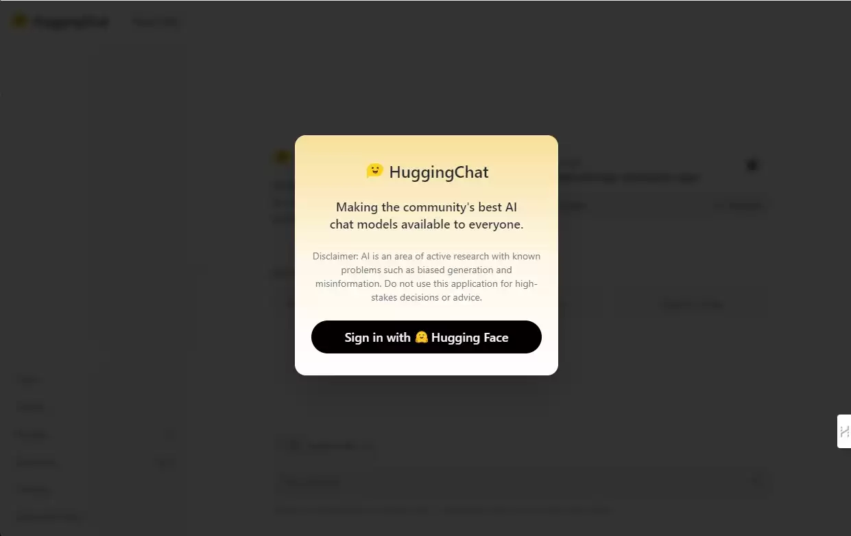 HuggingChat-HuggingChat是最大的开源AI社区「HuggingFace」推出的类ChatGPT在线聊天机器人