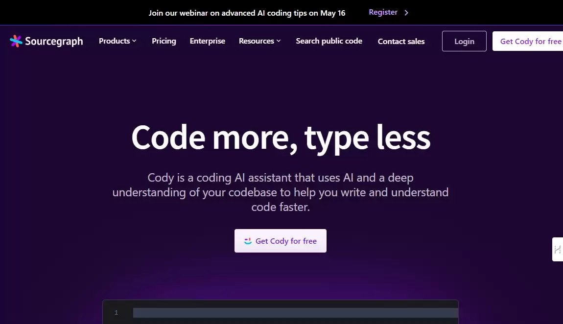 Cody-Cody是由代码搜索浏览工具「Sourcegraph」推出的一个AI代码助手