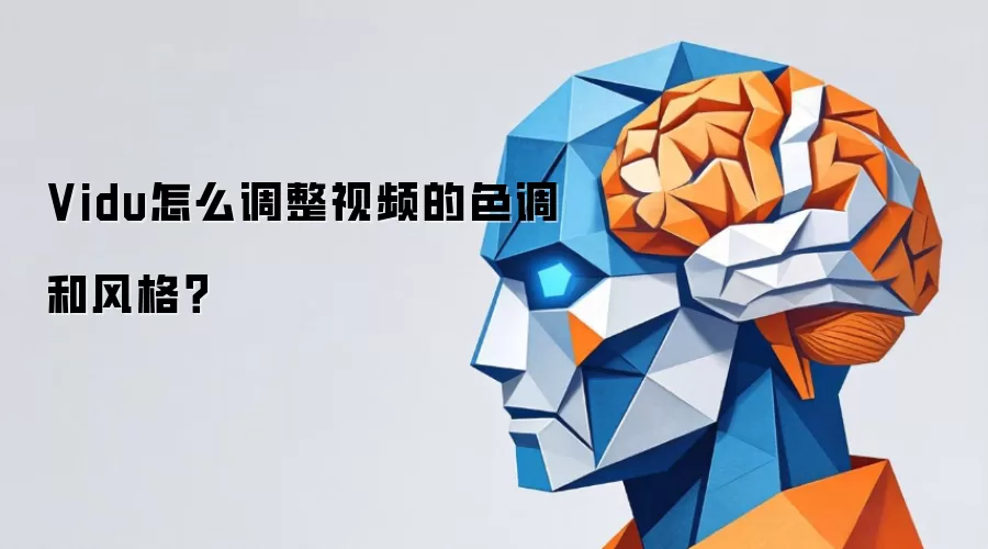 Vidu怎么调整视频的色调和风格?