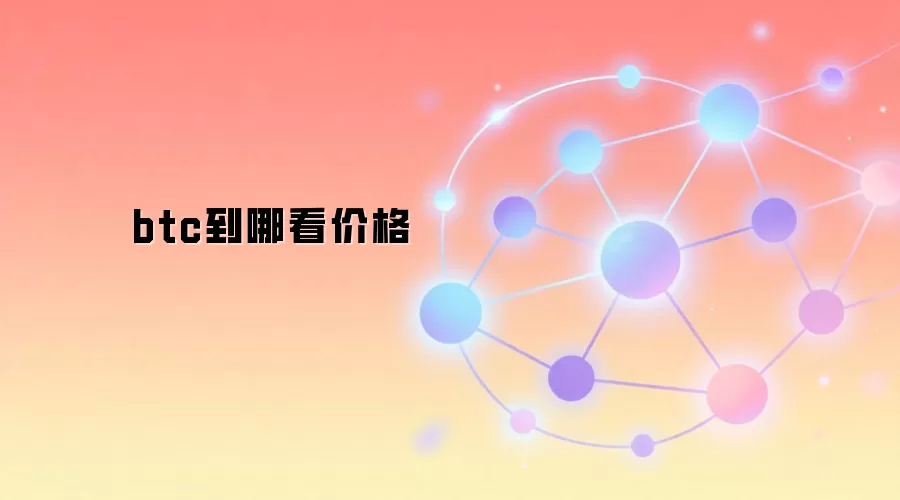 btc到哪看价格
