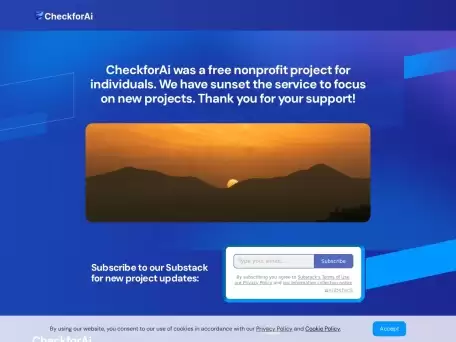 CheckforAi-提供人工智能检测