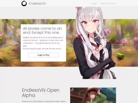 EndlessVN-人工智能生成的视觉小说