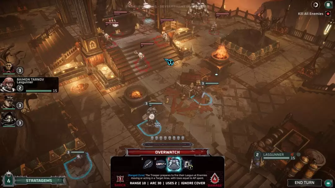 回合制战术RPG《战锤40K:混沌之门 - 死亡守卫》公布