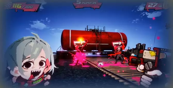 《血脉贲张!》正式推出 吸血鬼少女战斗射击