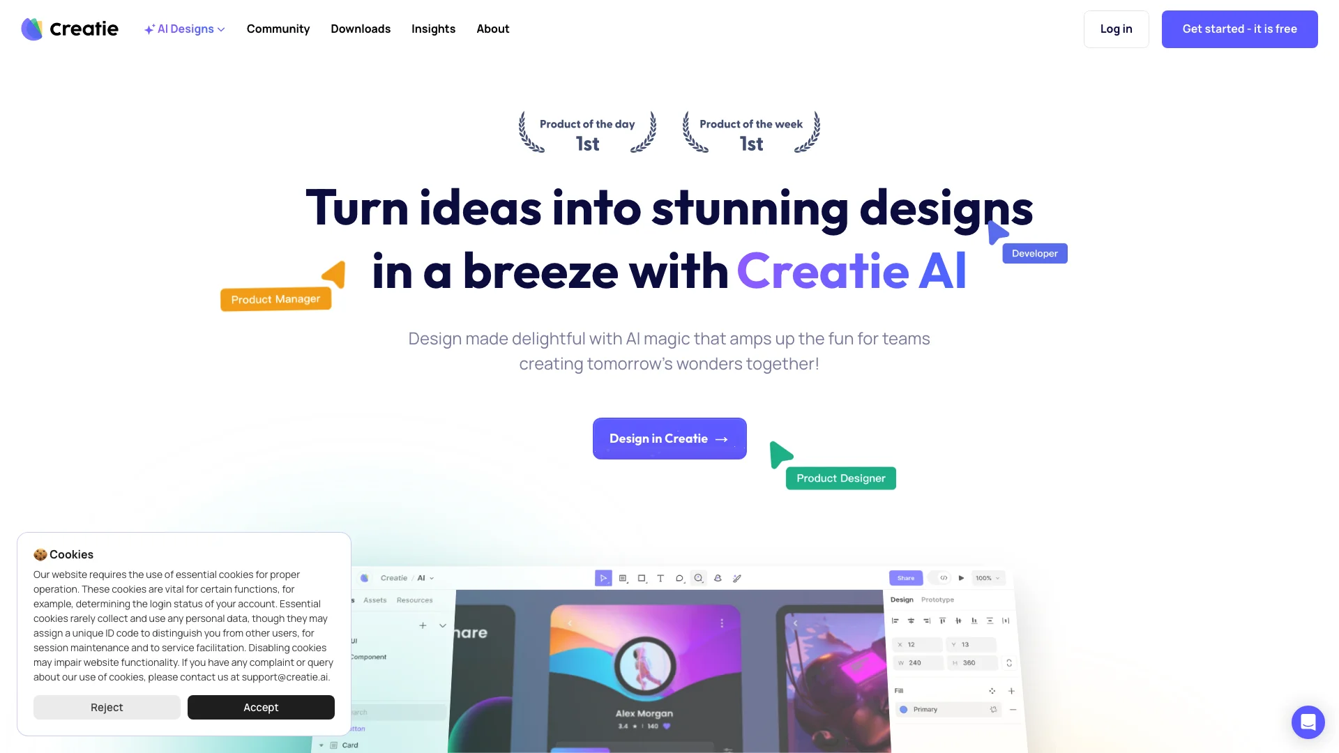 Creatie-AI创意设计工具