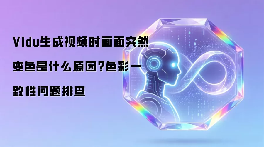 Vidu生成视频时画面突然变色是什么原因？色彩一致性问题排查