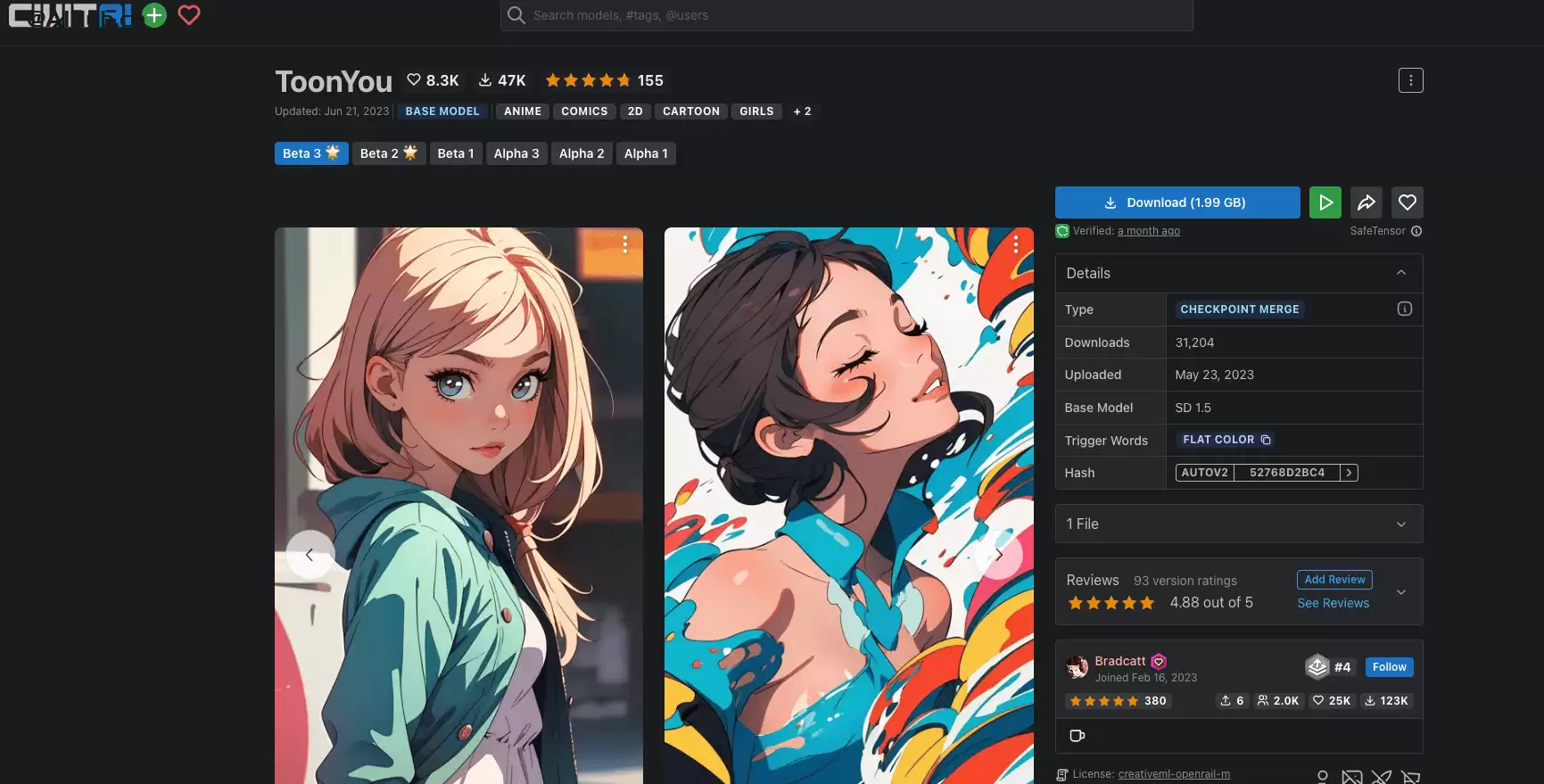 Civitai(C站)-全球最大AI绘画模型分享平台