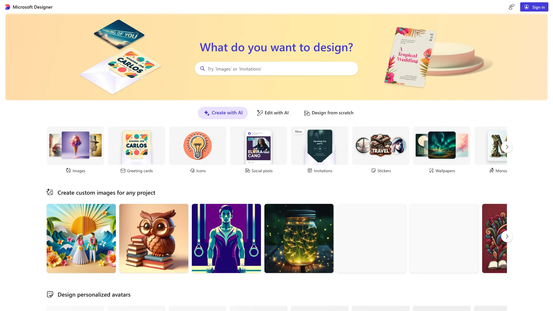 Microsoft Designer-智能图形设计工具助力快速创作