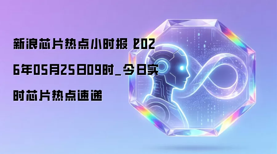 新浪芯片热点小时报丨2026年05月25日09时_今日实时芯片热点速递