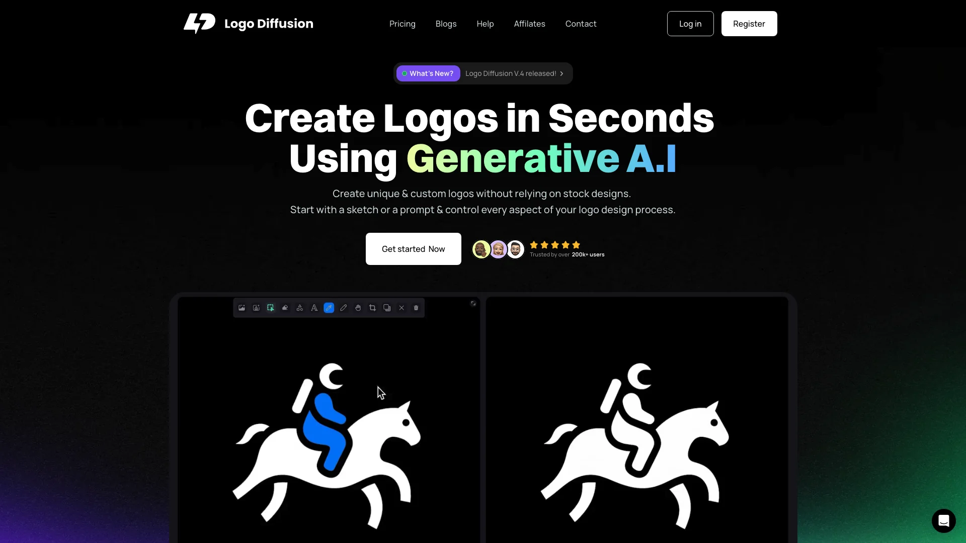 Logo Diffusion-AI即时生成个性化商标