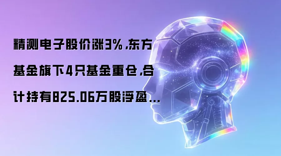 精测电子股价涨3%,东方基金旗下4只基金重仓,合计持有825.06万股浮盈赚取4834.84万元