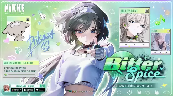 《胜利女神》新内容BITTER SPICE于5月28日发布 新女神参战