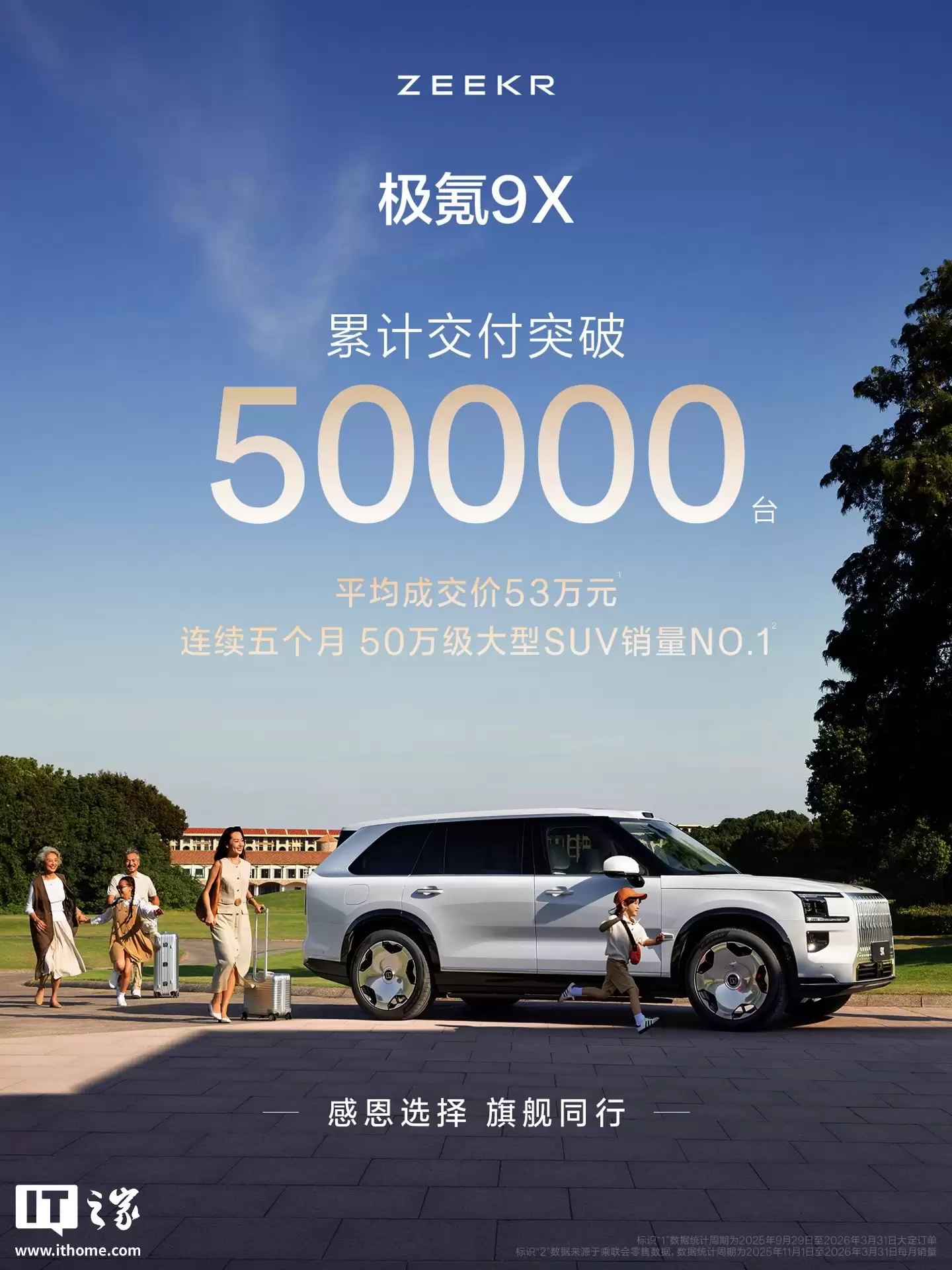 平均成交价53万,极氪9X累计交付突破5万