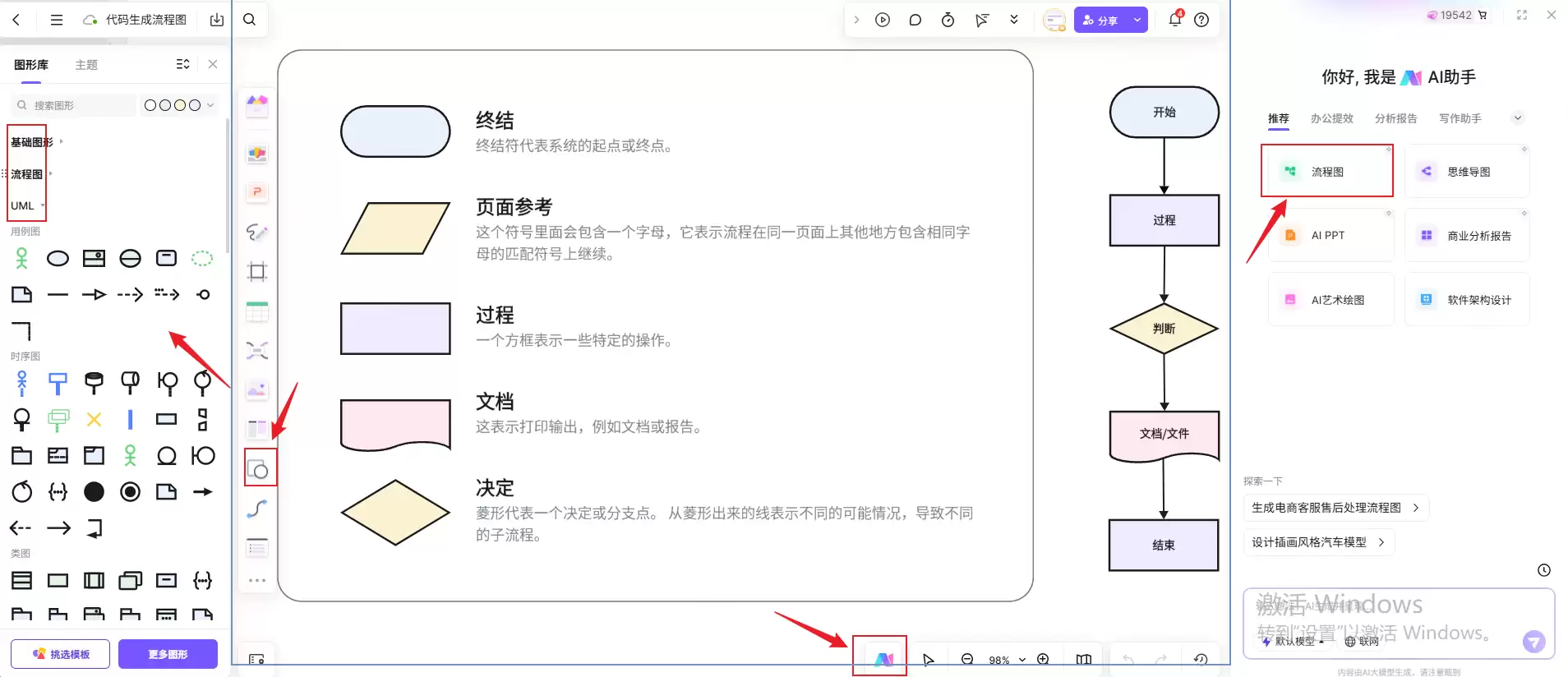 立即用boardmix,代码生成流程图!