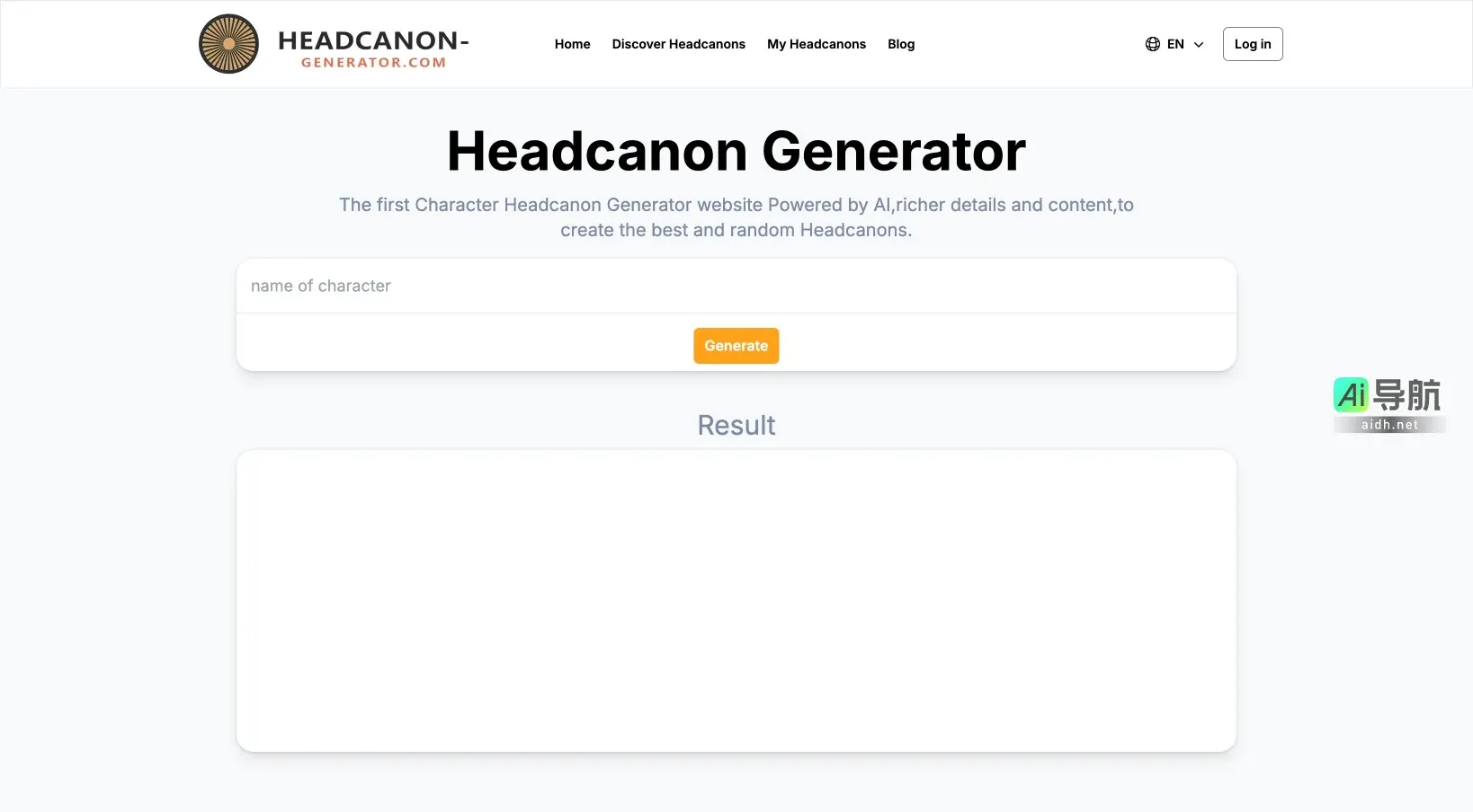 Headcanon Generator 提供基于AI的个性化角色设定生成，助力粉丝创作与故事填补