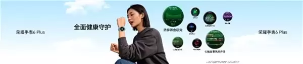 荣耀六周年诚意之作 荣耀手表6 Plus正式发布国补到手价1019.15元起售
