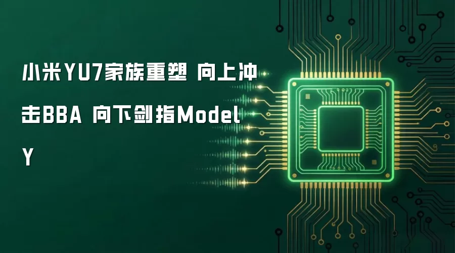 小米YU7家族重塑 向上冲击BBA 向下剑指Model Y