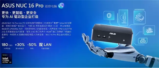 华硕NUC 16 Pro多场景应用示意