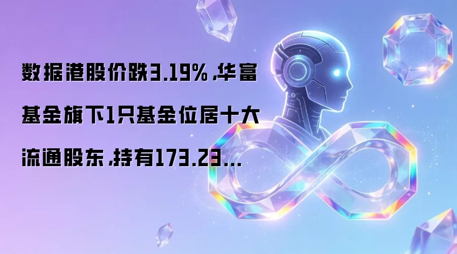 数据港股价跌3.19%,华富基金旗下1只基金位居十大流通股东,持有173.23万股浮亏损失209.61万元