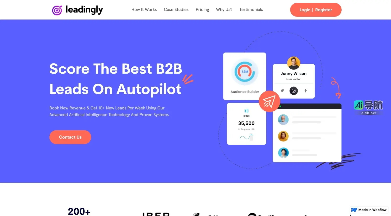 Leadingly 通过先进的AI技术，为企业提供高质量的B2B潜在客户，助力销售增长