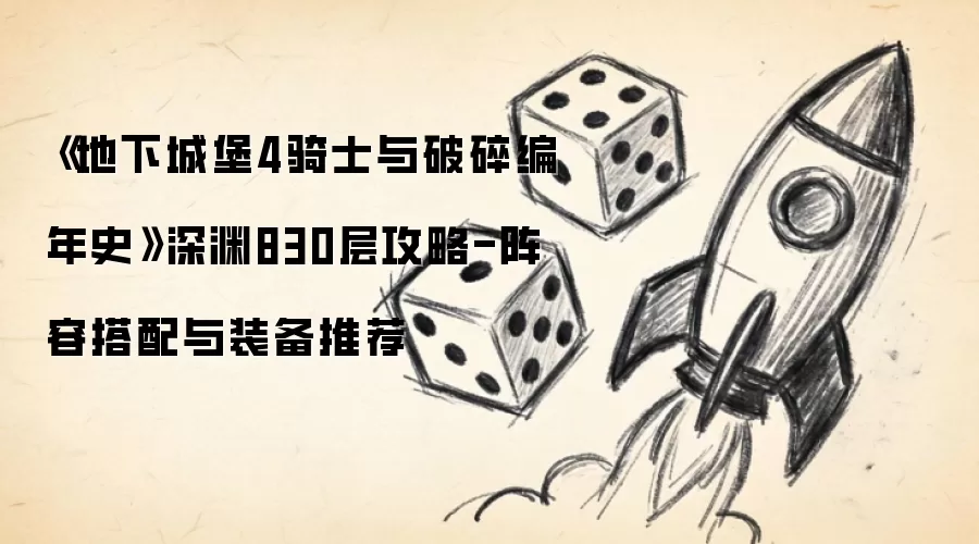 《地下城堡4骑士与破碎编年史》深渊830层攻略-阵容搭配与装备推荐
