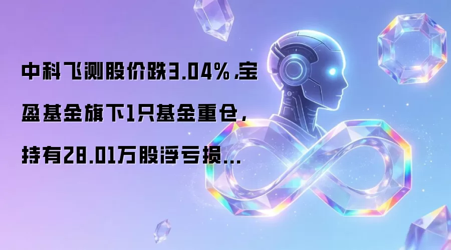 中科飞测股价跌3.04%,宝盈基金旗下1只基金重仓,持有28.01万股浮亏损失208.93万元