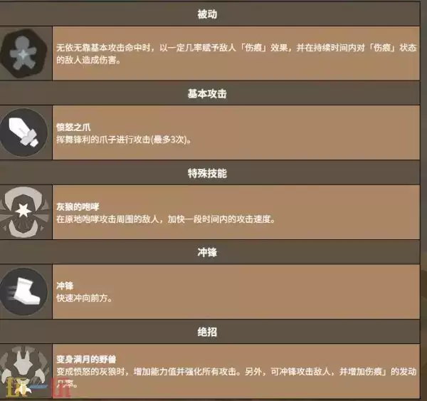 饼干人联盟狼人饼干 饼干人联盟狼人饼干技能介绍