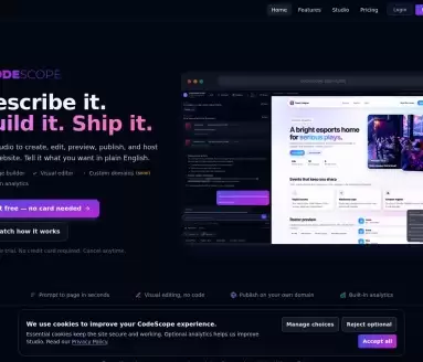 CodeScope平台界面示意
