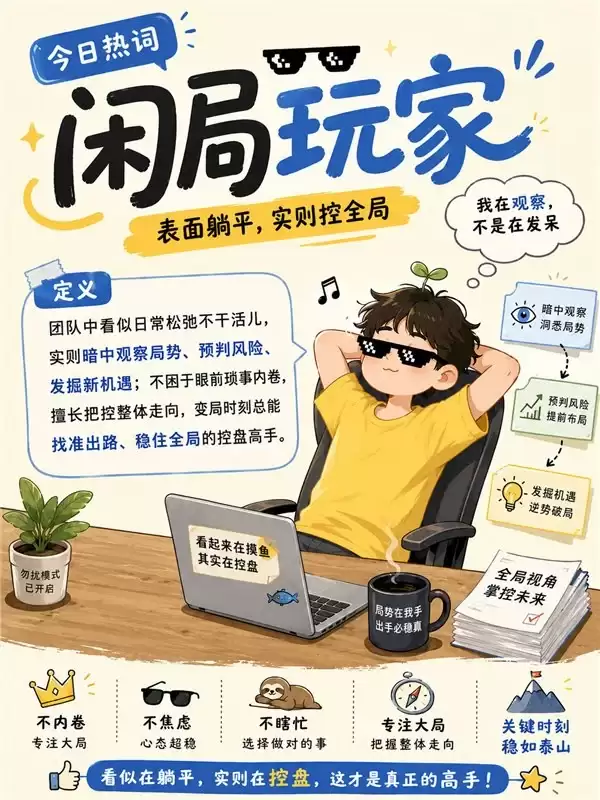 闲局玩家的价值内核：从容洞察，精准布局